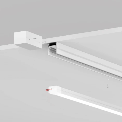 Профиль 2м накладной белый Maytoni O-TR001-P-W2M