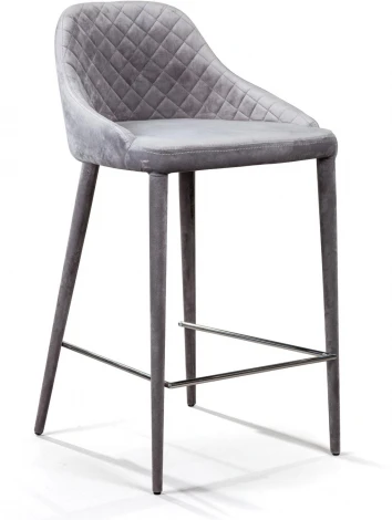 Стул полубарный Douglas, бархат серый Top Concept DOUGLAS 2000000000282