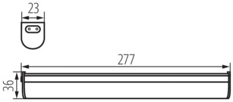 Мебельный светильник светодиодный с выключателем Kanlux MERA 29210 (220V)