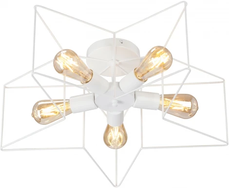 Потолочный светильник Vitaluce V3795-0/5PL, 5xE27 макс. 40Вт (220V, звезды)