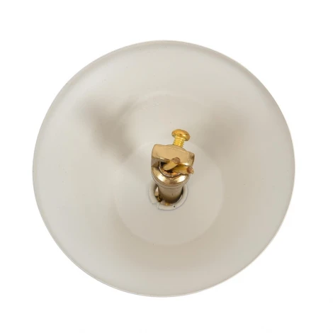 Люстра подвесная Lumion Mitrim 8374/6 латунь/белый/прозрачный, металл/текстиль/хрусталь E27 6*60W 220V MITRIM