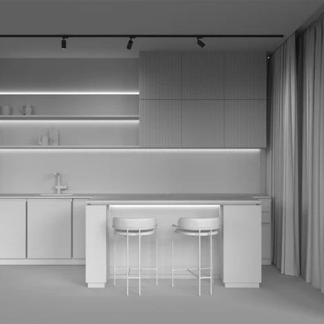 Трековый светильник однофазный GU10 12W 220V Nuvolt Bein LTL-003B