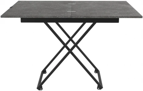 Стол универсальный трансформируемый АНДРЭ Loft ЛДСП терраццо/чёрный от фабрики Mebelik