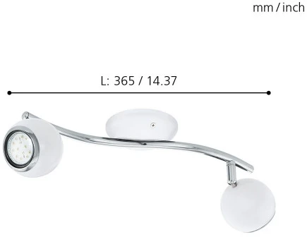 Спот на штанге Eglo Bimeda 31002 (220V, шарики)