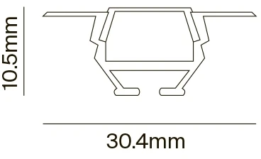 Профиль для светодиодной ленты Maytoni ALM010S-2M