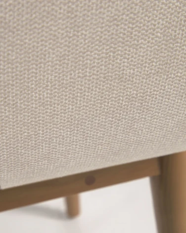 Стул Konna бежевого цвета на ножках из массива ясеня La Forma (ex Julia Grup) арт.108095