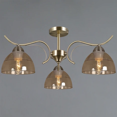 Потолочная люстра на штанге ILLUMICO IL0733-3CSQ-25 AB AREZZO (220V)