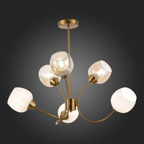 Потолочная люстра на штанге Tratti SLE1136-302-06 Evoluce