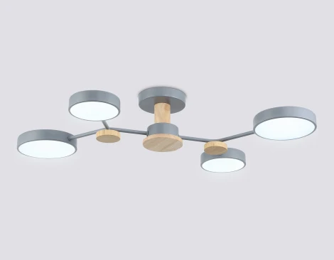 Потолочная люстра светодиодная на штанге с регулировкой цветовой температуры Ambrella COMFORT FL4859