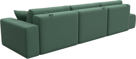 Диван прямой Лига-036 НПБ Модерн Лонг подлокотник справа Лига Диванов (Рогожка) арт.124212