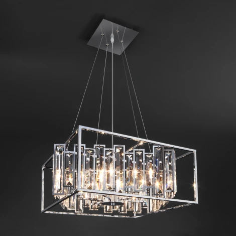 Подвесная люстра Bogate's Cella 312/6 Strotskis (220V, хрусталь, на тросе)