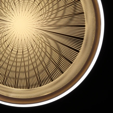 Потолочный светодиодный светильник круглый с пультом DeMarkt Норден 660014501