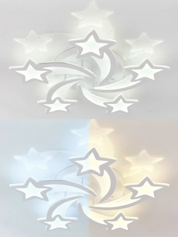 Потолочная люстра светодиодная с пультом звезды Natali Kovaltseva Star Ii LED SMART 84025