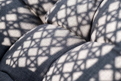 "Виши" подвесное кресло-кокон из искусственного ротанга, цвет коричневый с серо-коричневой подушкой 4SIS арт.УТ-00006750