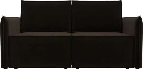 Диван прямой Либерти мини (Коричневый/Микровельвет) Лига Диванов арт.121904