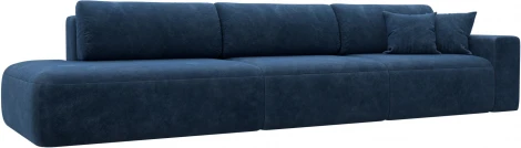 Диван прямой Лига-036 НПБ Модерн Лонг подлокотник справа Лига Диванов (Велюр) арт.127687