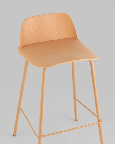 Стул полубарный Mist желтый 4 шт Stool Group арт.УТ000038438