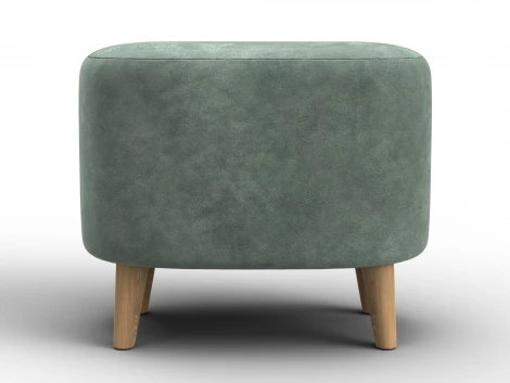 Пуф 003 (ДСП,Фанера/Дерево/Велюр/Зеленый) Лига Диванов 132497