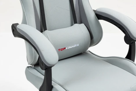 Кресло спортивное TopChairs Phantom серо-голубой арт.УТ000039475