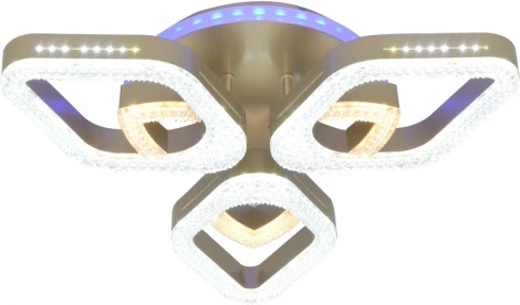 Потолочная люстра светодиодная на штанге с пультом Мелодия Света 000030236