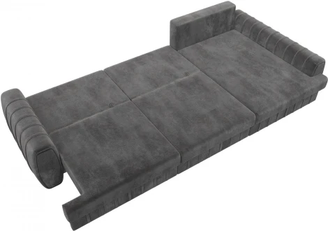 Диван угловой Лига-057 НПБ Лонг угол правый Лига Диванов (Велюр) арт.129306