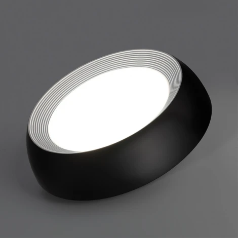 Потолочный светильник круглый Sonex Cronus 7716/54L металл/акрил/белый/черный LED 54Вт 3000-6500К D500 IP20 пульт ДУ (220V, круглые)