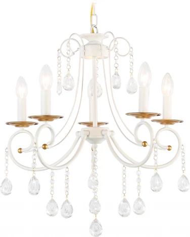 Подвесная люстра с хрусталем Ambrella Classic TR4916 (220V, подвески, на цепи, подсвечник, свеча)