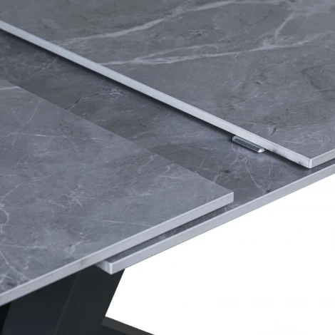 Стол раскладной Lincoln (160+40 см) керамика серый Top Concept 2001000000951