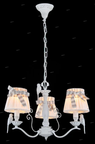 Подвесная люстра Maytoni Bird ARM013-03-W (220V, на цепи, птички, ленточки)