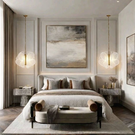 Подвесная люстра светодиодная Modelux ML.6223.600 CP