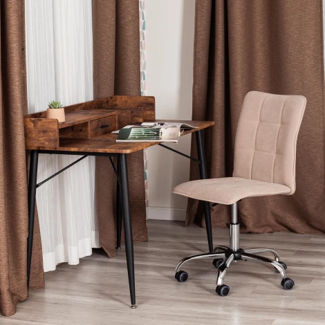 Кресло ONE Tetchair (Флок/Бежевый) арт.21659