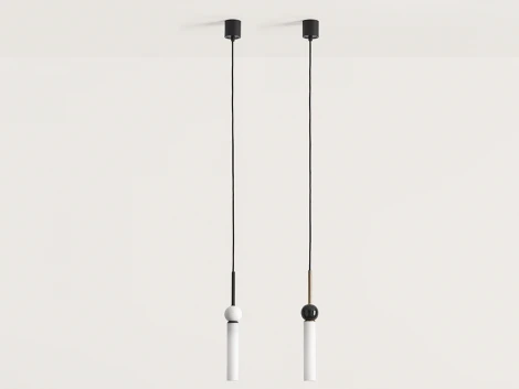 Подвесной светильник золотой металл, черный мрамор Aromas del Campo Delie C1224 Aged gold / Black marble