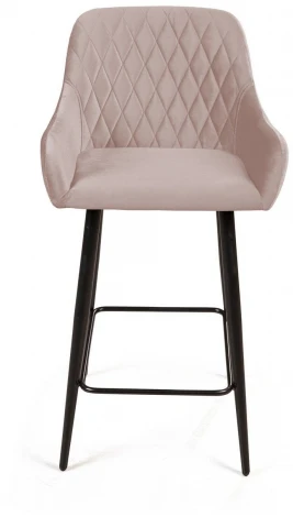 Стул полубарный Robert, бархат пепельно-бежевый 25 Top Concept ROBERT 76775