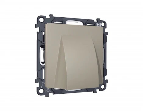 Комплект вывода кабеля с фиксатором встраиваемый (серо-бежевый матовый) Ambrella Volt QUANT MA375810