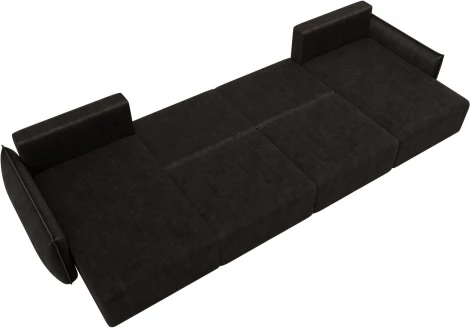 Диван П-образный Лига-051 НПБ Лонг Лига Диванов (Велюр) арт.128738