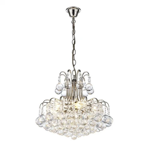 Подвесная люстра Arti Lampadari Alanno E 1.5.40.100 N (220V, хрусталь, на цепи)