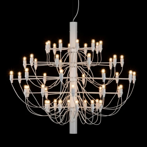 Подвесная люстра большая Loft It Gino 10196/1000 White