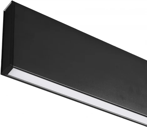 Подвесной линейный светильник LED ALT-LINEAIR-FLAT-UPDOWN-DIM-S2094-600-25W Warm3000 (BK, 100 deg, 230V) (Arlight, IP20 Металл) 031527 (на тросе)