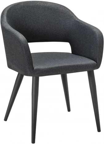 Кресло R-Home Oscar тёмно-серый/черный