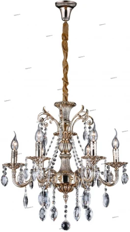 Подвесная люстра Omnilux Aosta OML-78903-06 (220V, на цепи, подсвечник, свеча)