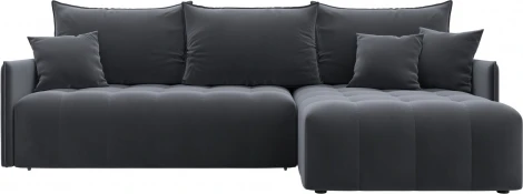 Диван угловой Лига-054 НПБ угол универсальный Лига Диванов (Велюр) арт.129030