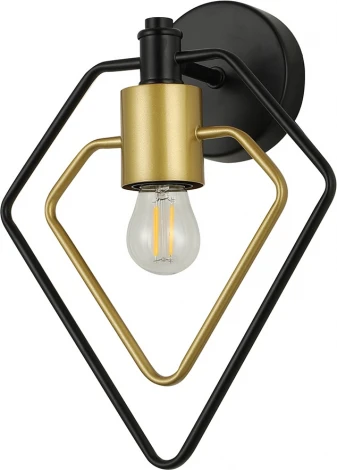 Бра Escada Interval 1164/1A 1x40Вт E27, металл, черный/золото (220V)