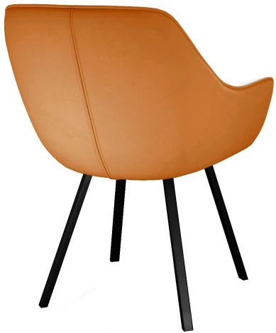 Стул 252 М поворотный, B17 TERRACOTTA, ножки черные Dikline 00-00061882