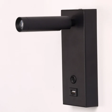 Спот для чтения с выключателем De City Стаут 702022501 (LED, 220V)