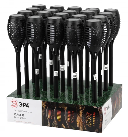 Грунтовый светильник на солнечной батарее Эра Факел ERASF020-33 (LED, факел)