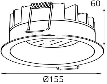 Точечный светильник встраиваемый Italline IT06 IT06-6013 white 4000K