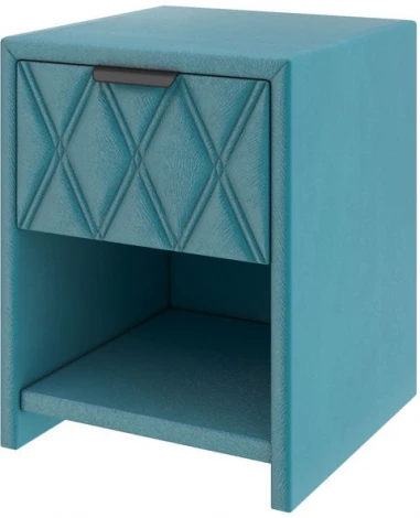PROxSON Тумба Side (Ткань: Велюр Forest 562 Голубой) 44x45