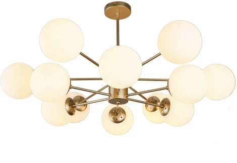 Потолочная люстра на штанге Escada Ethereal 2110/12P Gold E14*40W Champangne gold