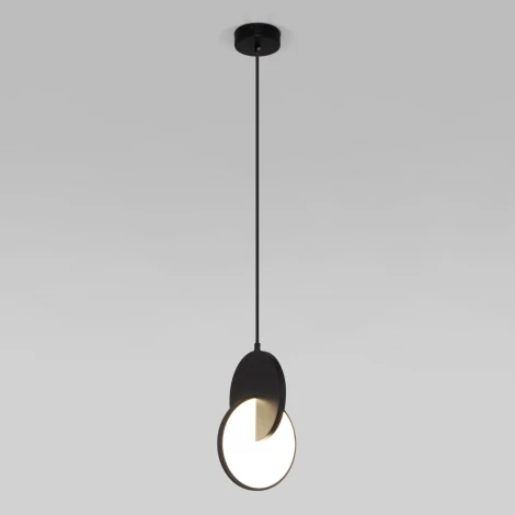 Подвесной светильник светодиодный Eurosvet Lang в стиле лофт 50225/1 LED черный (220V, на проводе)