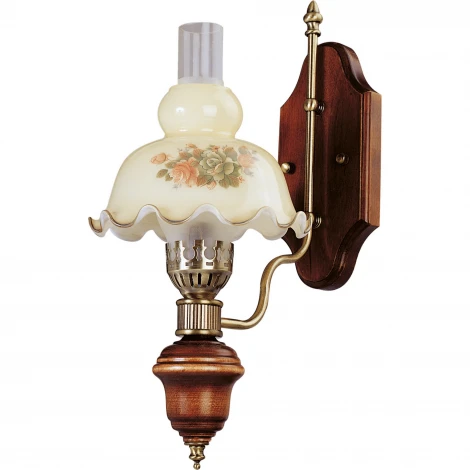 Бра N-Light 833 833-01-01 красное дерево+бронза